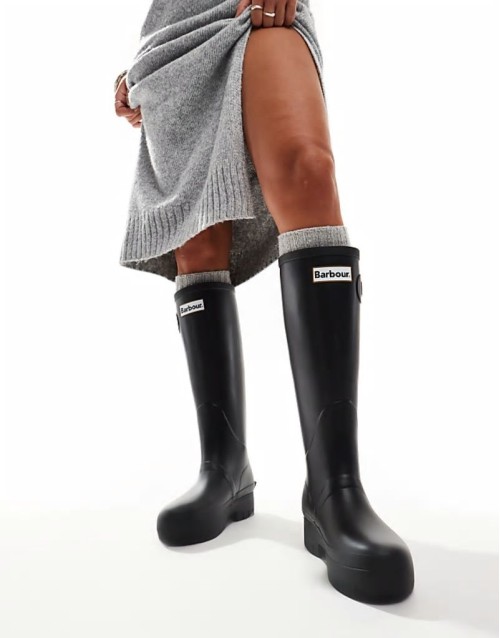 Snowdon tall welly in black
